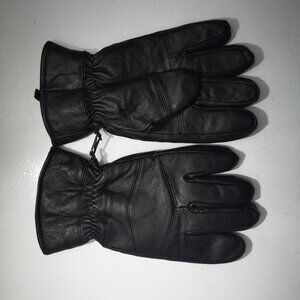 Wind River Men's Size XL Black Leather Outer Lined Gloves
